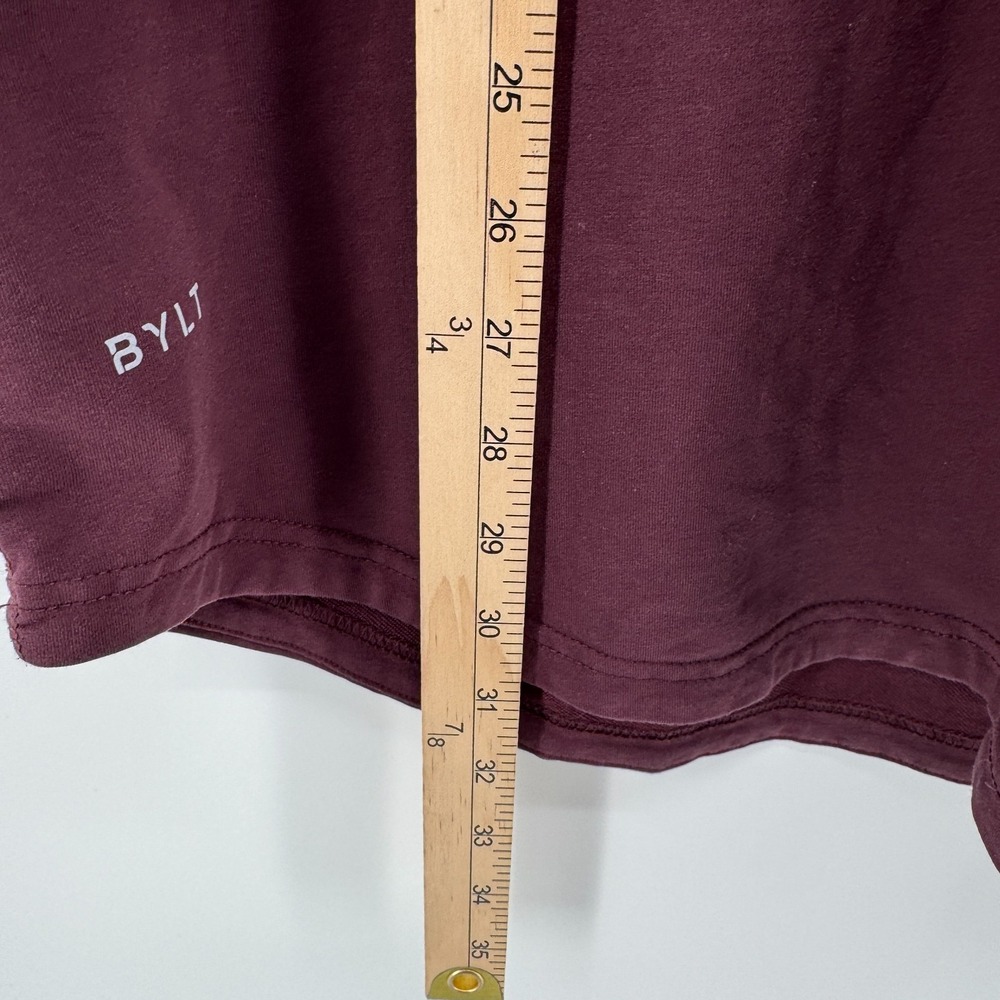 BYLT Premium Basics LUX Polo Shirt XXL Maroon Stretch Performance Casual Golf - Picture 6 of 10